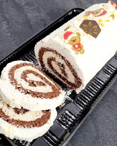 Buche de Noel - Ruladă cu cocos